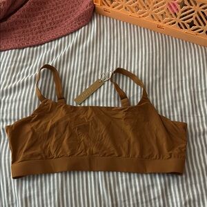 SKIMS Brown Seamless Bra Intimates